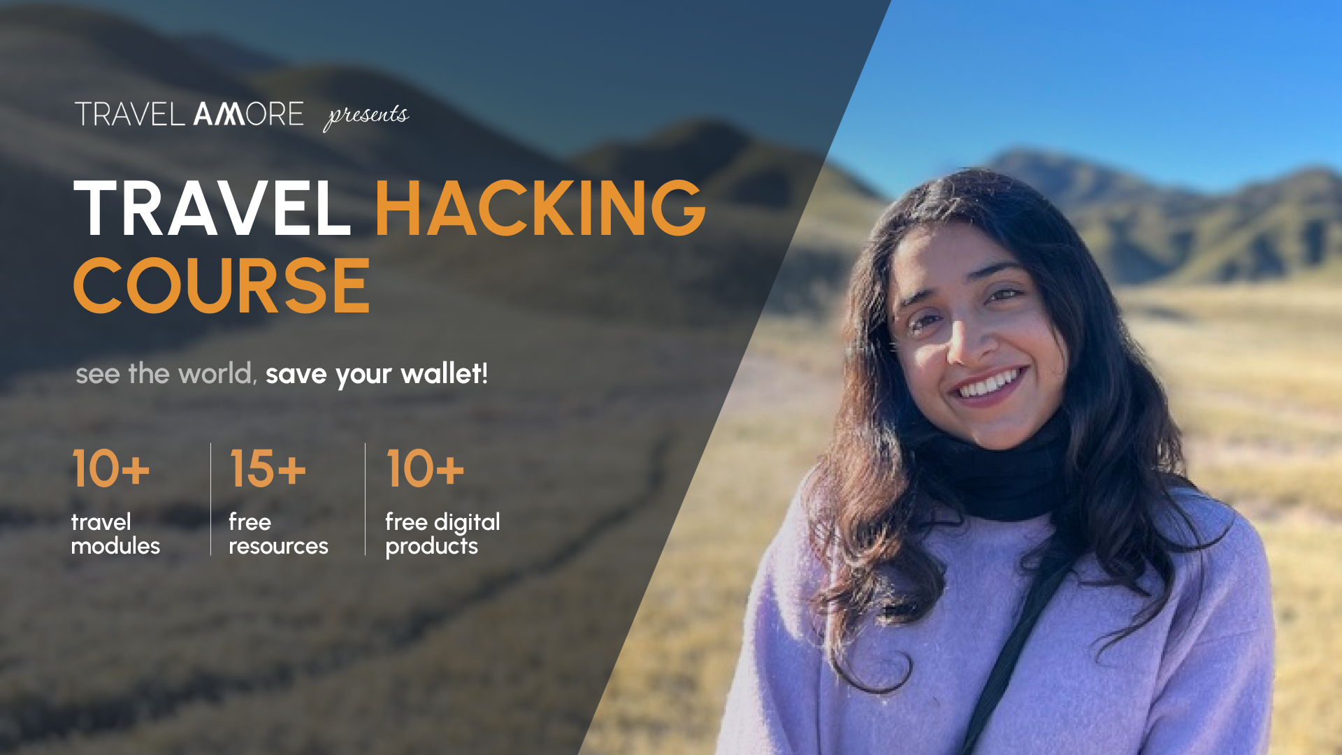 The Travel Hacking Course by Aakanksha Monga 🌎